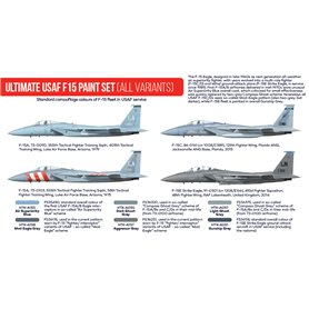 Hataka AS043 RED-LINE Zestaw farb ULTIMATE USAF F-15