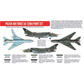Hataka AS047 RED-LINE Zestaw farb POLISH AIR FORCE SUKHOI SU-22M4