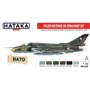 Hataka AS047 RED-LINE Zestaw farb POLISH AIR FORCE SUKHOI SU-22M4