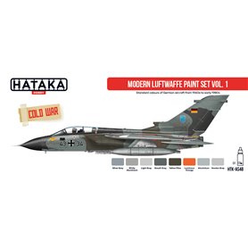 Hataka AS048 RED-LINE Paints set MODRRN LUFTWAFFE pt.1 