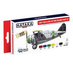 Hataka AS054 RED-LINE Paints set USN AND USMC SECTION COLOURS 