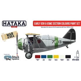Hataka AS054 RED-LINE Zestaw farb USN AND USMC SECTION COLOURS