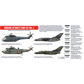 Hataka AS055 RED-LINE Paints set MODERN LUFTWAFFE pt.2 