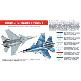 Hataka AS083 RED-LINE Paints set ULTIMATE SUKHOI SU-33 FLANKER D 