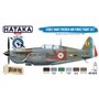 Hataka BS016 BLUE-LINE Zestaw farb EARLY WWII FRENCH AIR FORCE