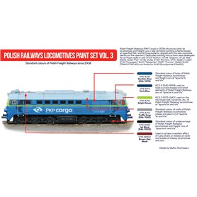 Hataka AS057 RED-LINE Paints set POLISH RAILWAYS LOCOMOTIVES PKP CARGO pt.3 