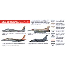 Hataka AS062 RED-LINE Zestaw farb MODERN ISRAELI AIR FORCE