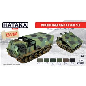 Hataka AS065 RED-LINE Zestaw farb MODERN FINNISH ARMY AFV