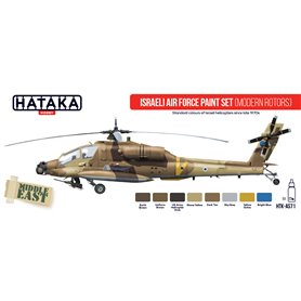 Hataka AS071 RED-LINE Zestaw farb ISRAELI AIR FORCE - MODERN ROTORS
