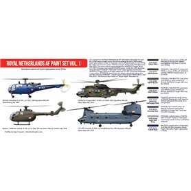 Hataka AS080 RED-LINE Zestaw farb ROYAL NETHERLANDS AF cz.1