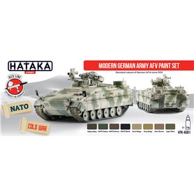Hataka AS081 RED-LINE Paints set MODERN GERMAN AFV 