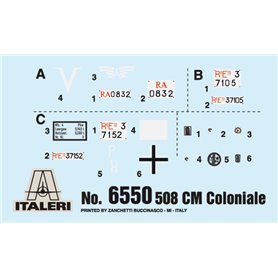Italeri 1:35 Fiat 508 CM Coloniale W/CREW