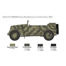 Italeri 1:35 Fiat 508 CM Coloniale W/CREW