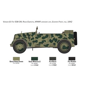 Italeri 1:35 Fiat 508 CM Coloniale W/CREW