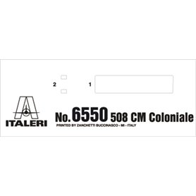 Italeri 1:35 Fiat 508 CM Coloniale W/CREW