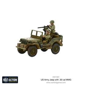 Bolt Action US Army Jeep with 30 Cal MMG 