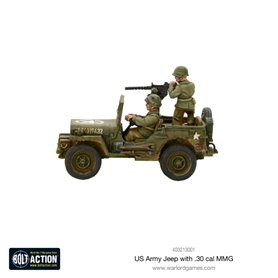 Bolt Action US Army Jeep with 30 Cal MMG 