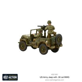 Bolt Action US Army Jeep with 30 Cal MMG 