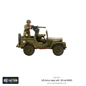 Bolt Action US Army Jeep with 30 Cal MMG 