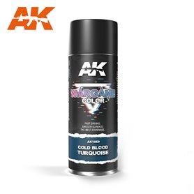 AK Interactive COLD BLOOD TURQUISE SPRAY - 400ml