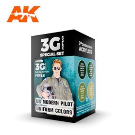 AK Interactive US MODERN PILOT UNIFORM COLORS 3G