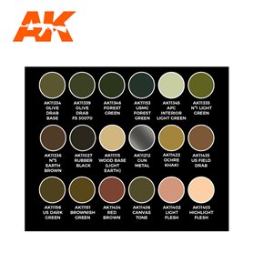 AK Interactive ADAM WILDER SIGNATURE SET 18 COLORES