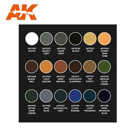 AK Interactive 11764 Zestaw farb RAFA ARCHIDUQUE PERSONAL MIXES SET