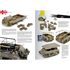 AK Interactive 130001 Książka BRITISH VEHICLES VOL.1 - EN/ES