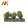 AK Interactive 8215 DARK GREEN BUSHES - 4cm - 6cm