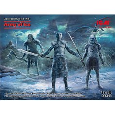 ICM 1:16 ARMY OF ICE - Night King + Great Other + Wight 