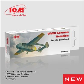 Icm 3014 Acrylic Paint Set for WWII German Aviation
