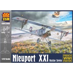 Copper State Models 1:32 Nieuport XXI - RUSSIAN SERVICE FRENCH WWI FIGHTER