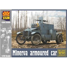 Copper State Models 1:35 Minerva - ARMOURED CAR - BELGIAN WWI ARMOUR 