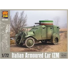 Copper State Models 1:72 1ZM - ITALIAN ARMOURED CAR - ITALIAN WWI ARMOUR 