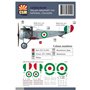 Copper State Models 1:32 Kalkomanie do Nieuport XVII - ITALIAN NATIONAL COLOURS