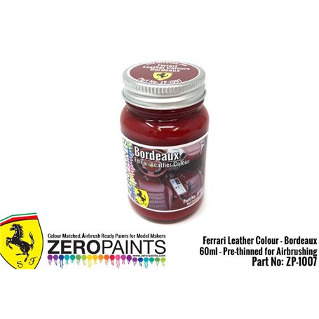 ZERO PAINTS 1007 - Ferrari Leather Bordeaux