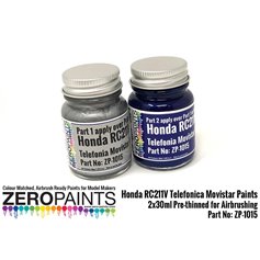 Zero Paints 1015 HONDA RC211V TELEFONICA MOVISTAR - 2x30ml