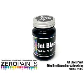 ZP-1017 Jet Black (Solid) Paint 60ml
