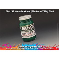 Zero Paints 1192 METALLIC GREEN - SIMILAR TO TS20 - 60ml