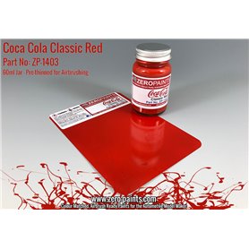 ZP1403 - Coca Cola Classic Red Paint 60ml\t