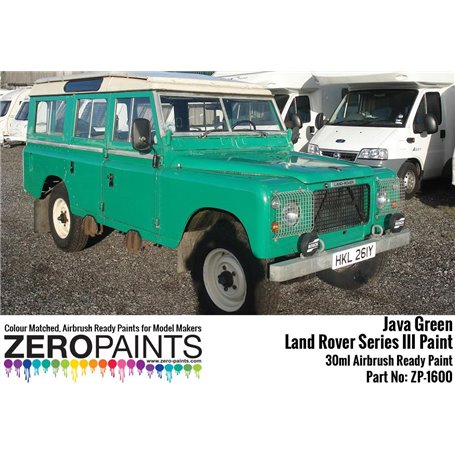 Zero Paints 1600 LAND ROVER SERIES III JAVA GREEN - 30ml