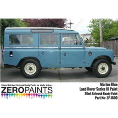 Zero Paints 1600 LAND ROVER SERIES III MARINE BLUE - 30ml