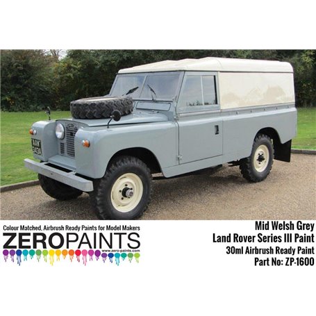 Zero Paints 1600 LAND ROVER SERIES III MID WELSH GREY - 30ml