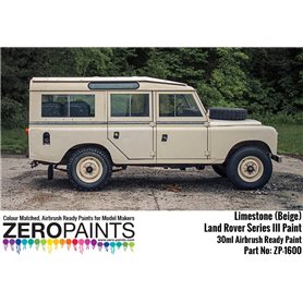 Zero Paints 1600 LAND ROVER SERIES III LIMESTONE - 30ml