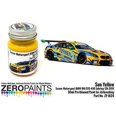 Zero Paints 1624 SUN YELLOW PAINT FOR TURNER MOTORSPORT BMW M6 GTD - 30ml