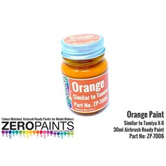 Zero Paints 7006 ORANGE PAINT - SIMILAR TO TAMIYA X-6 - 30ml