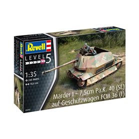 Revell 03292 Marder I 7,5cm Pa.K. 40 (Sf.) auf Geschützwagen FCM 36 (f)