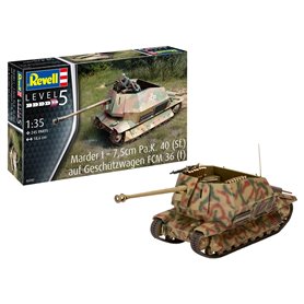 Revell 03292 Marder I 7,5cm Pa.K. 40 (Sf.) auf Geschützwagen FCM 36 (f)