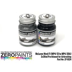 Zero Paints 1024 MCLAREN WEST F1 (MP4/13 TO MP4/20A) - 2x30ml