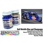 ZP1058 Gulf Metallic Blue and Champagne Paint Set